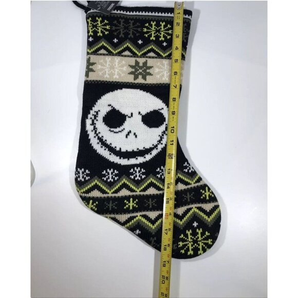 Disney Xmas Stocking The Nightmare Before Christmas Jack Skellington Knit 19’. - Picture 9 of 10
